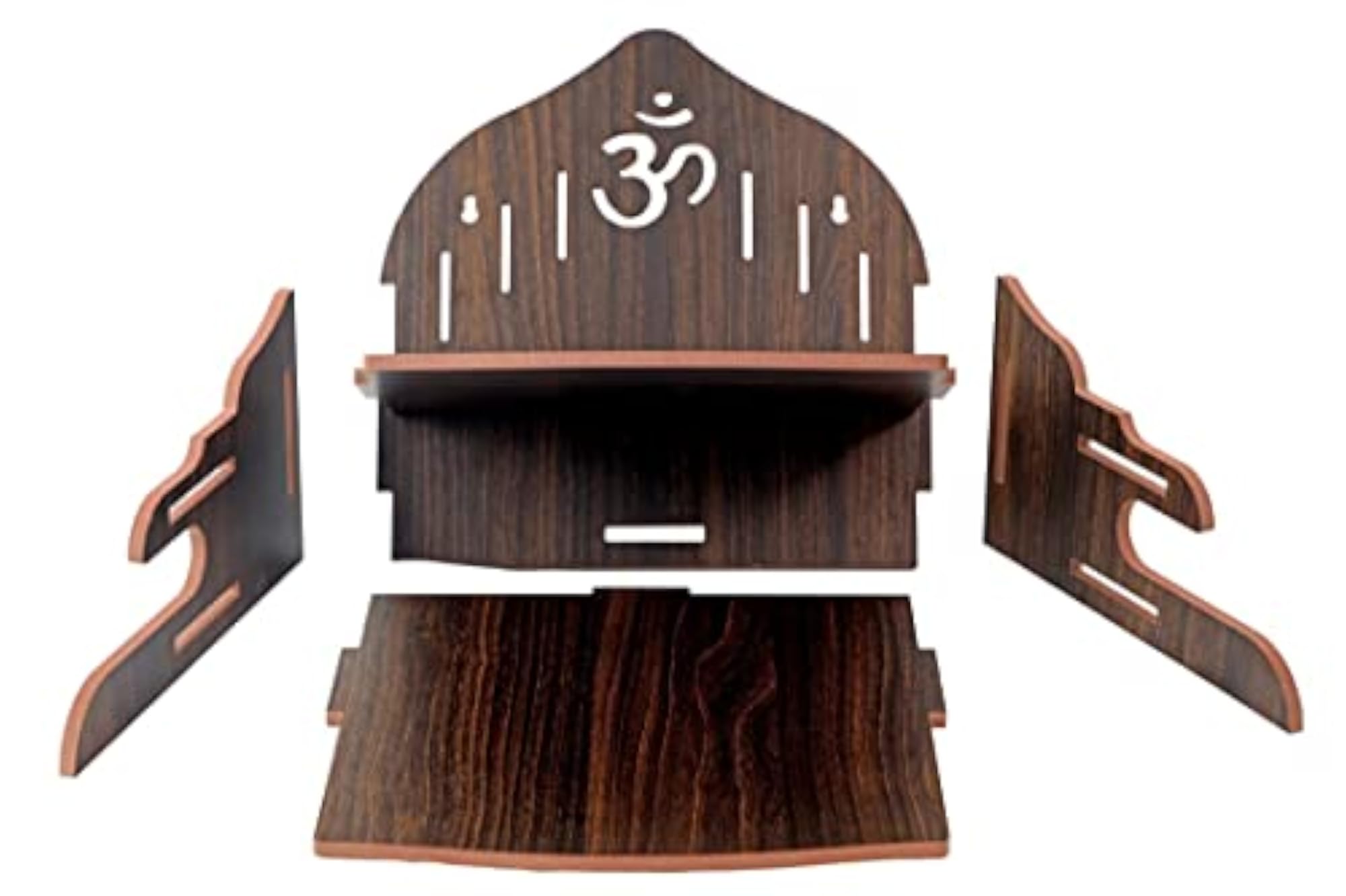 Dark Walnut Wall Mounted Temple